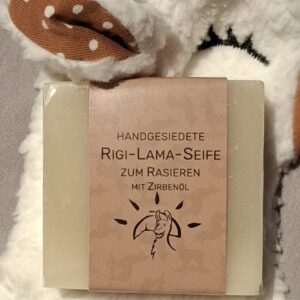 Rigi-Lama Rasierseife „Alpiner Schutz“ – Zirbenkiefer