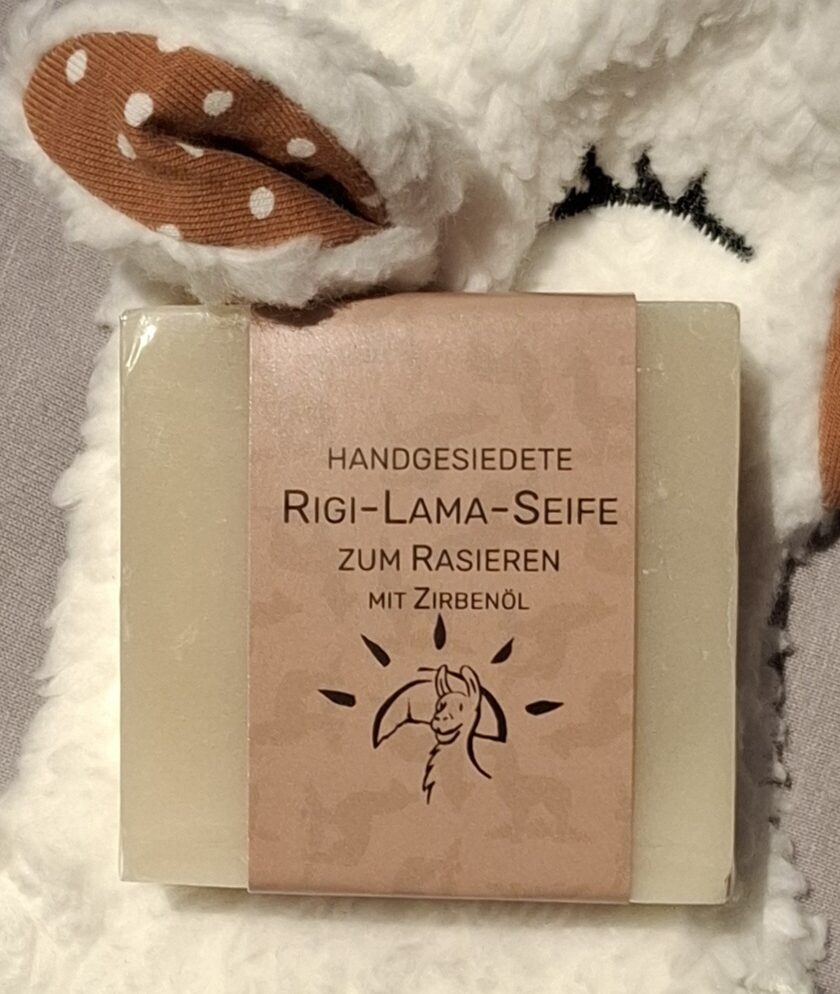 Rigi-Lama Rasierseife „Alpiner Schutz“ – Zirbenkiefer